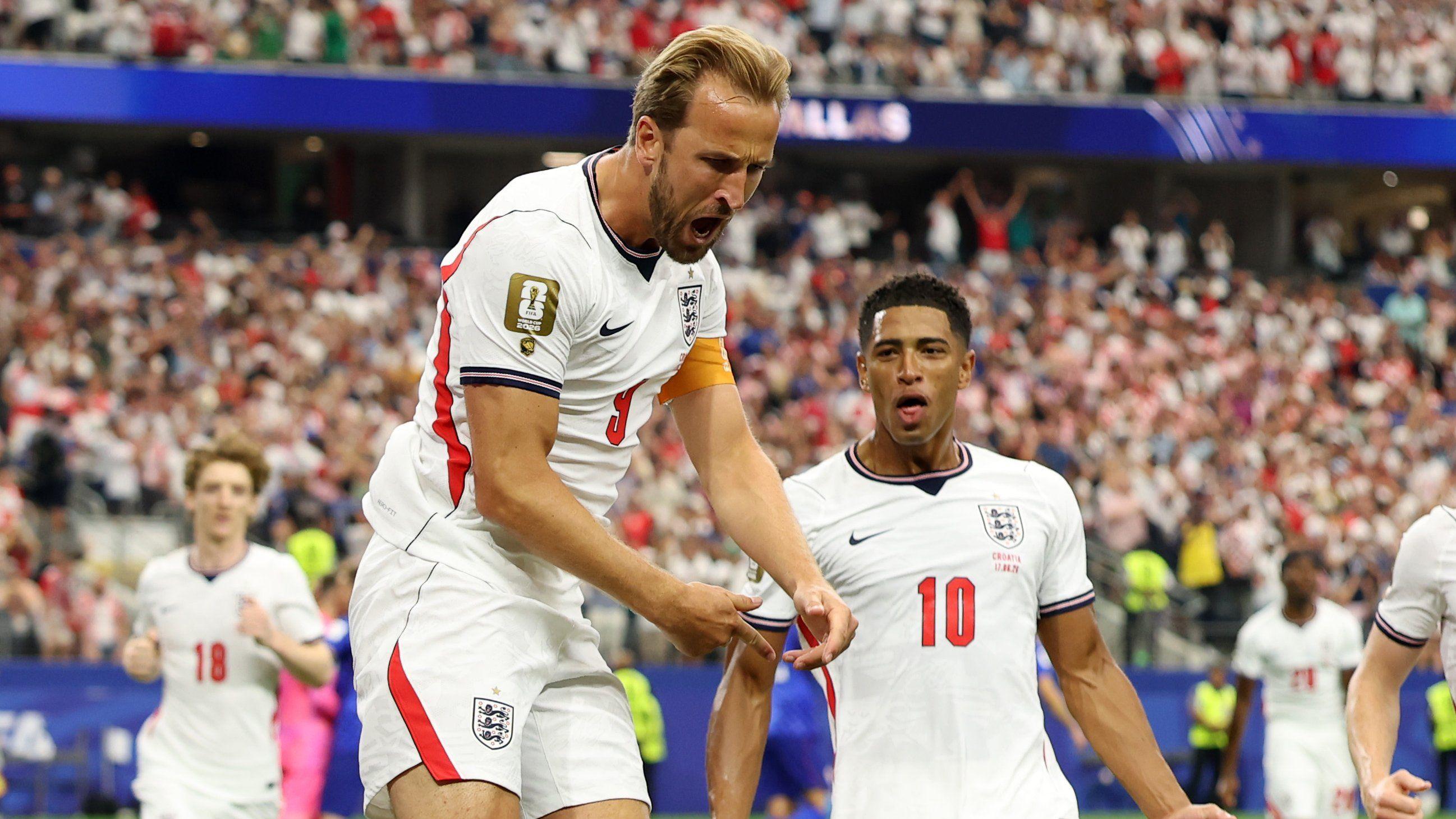 England leading Croatia through early retaken Kane penalty in World Cup opener