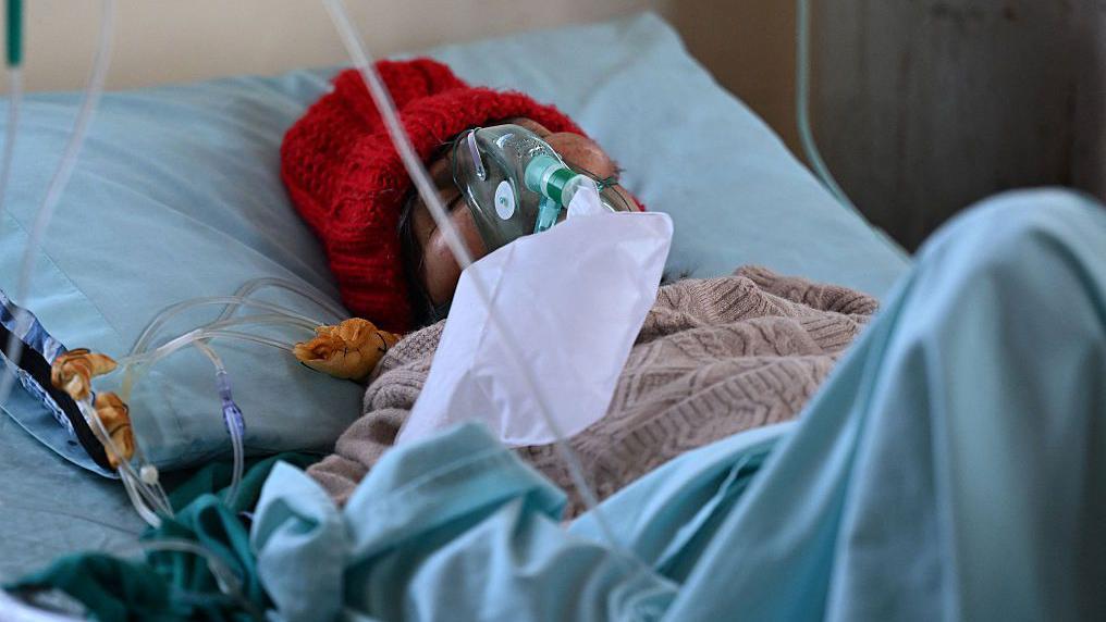 Paciente en un hospital del La Paz esta semana.