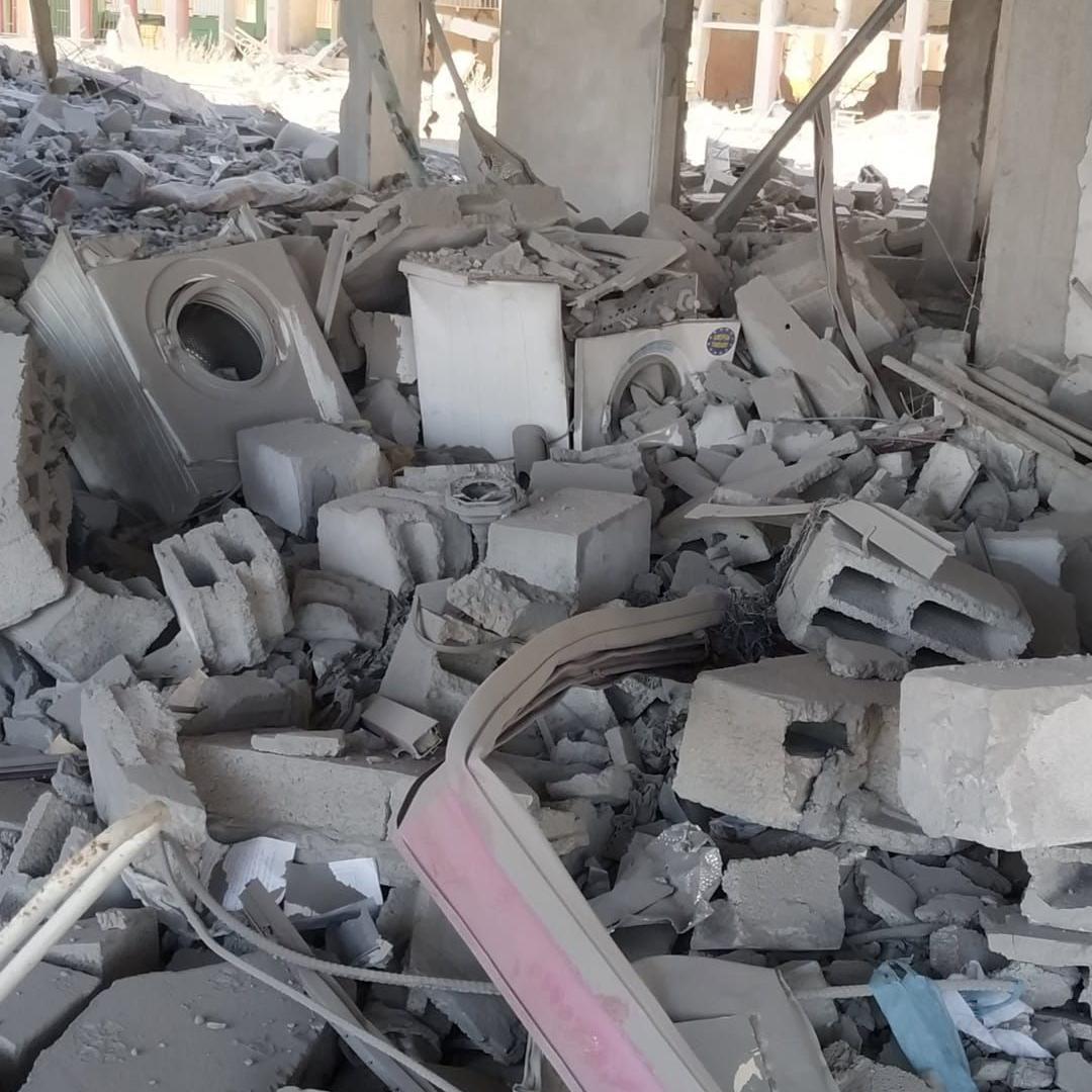 Escombros de pr&eacute;dio