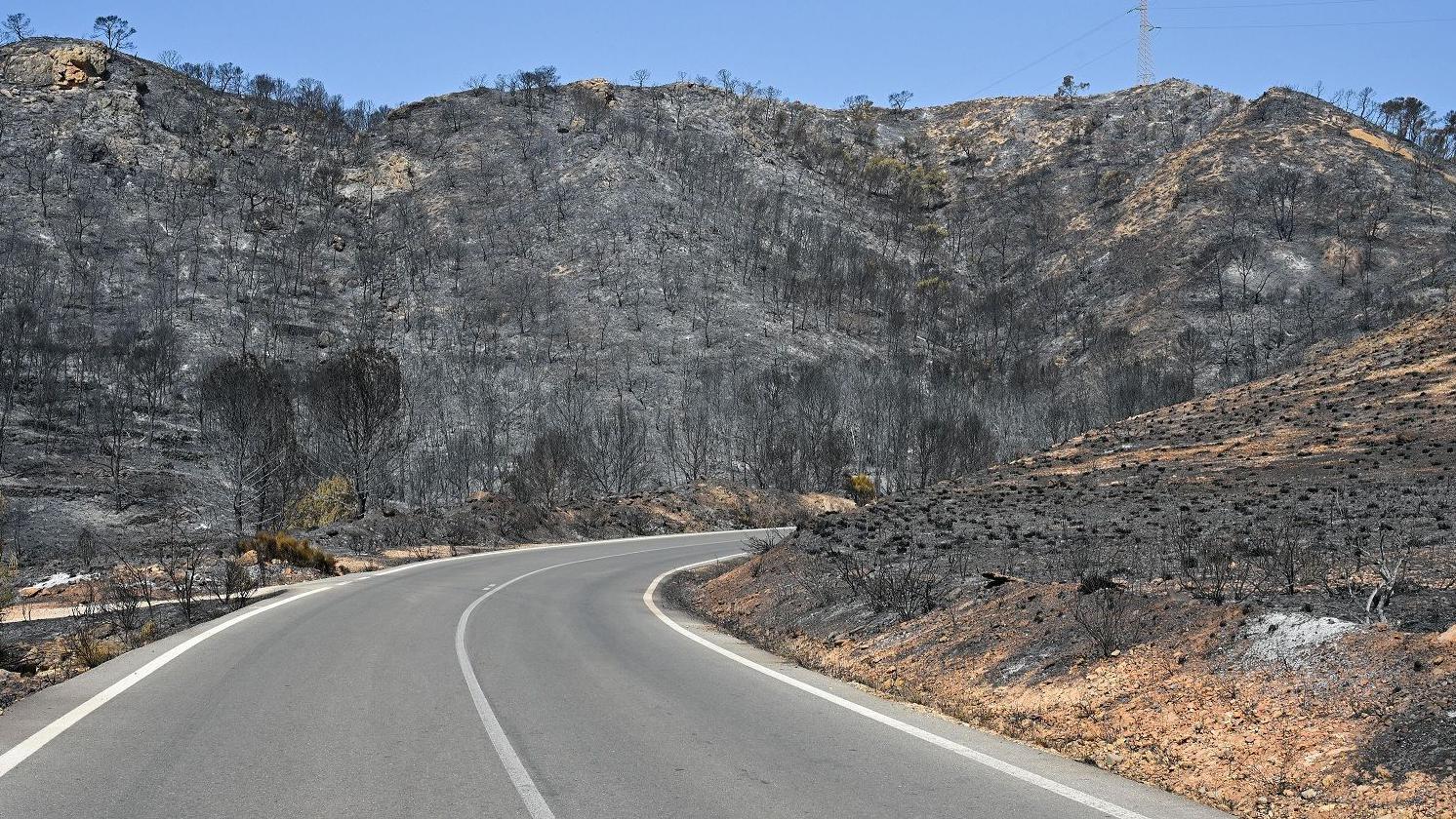 Badly burned British couple rescued from ravine during Spain wildfires 
