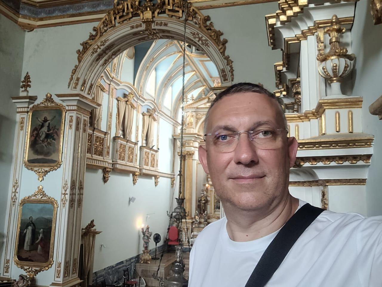 Retrato do professor Andr&eacute; Figueiredo Rodrigues
