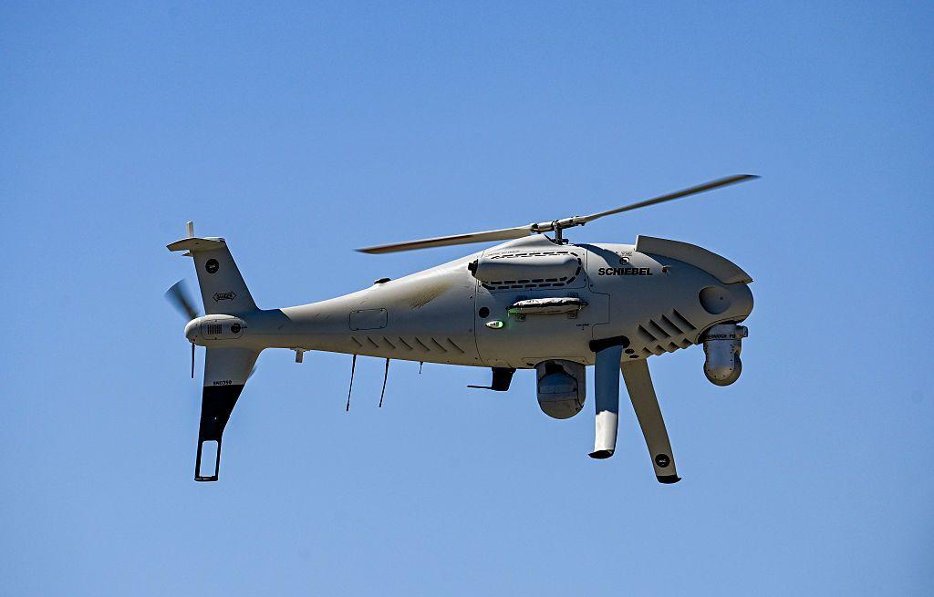 Un dron en vuelo. 