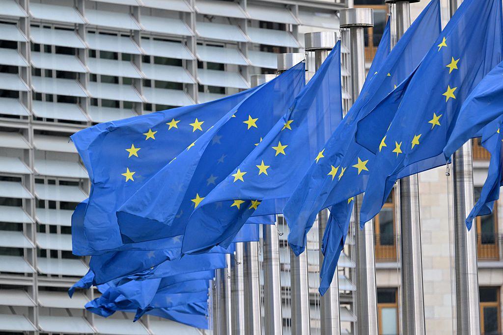 Banderas de la UE.