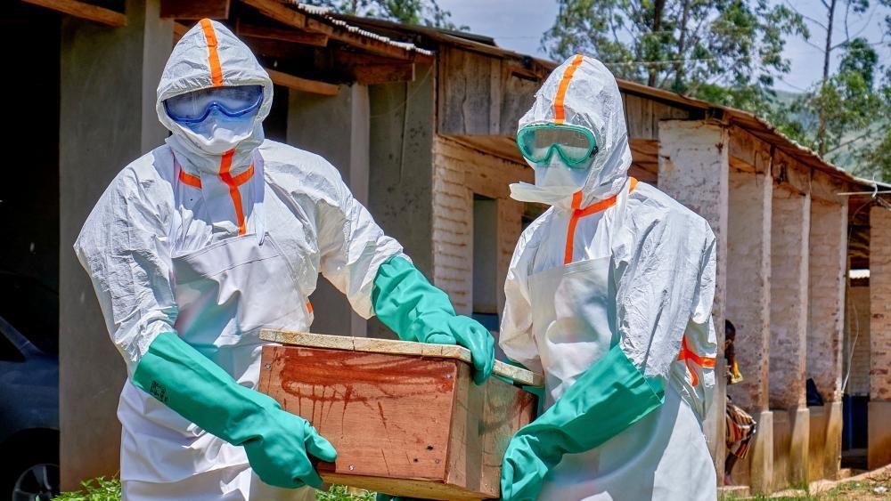 Police fire shots in air to disperse angry crowds at DR Congo Ebola treatment centre