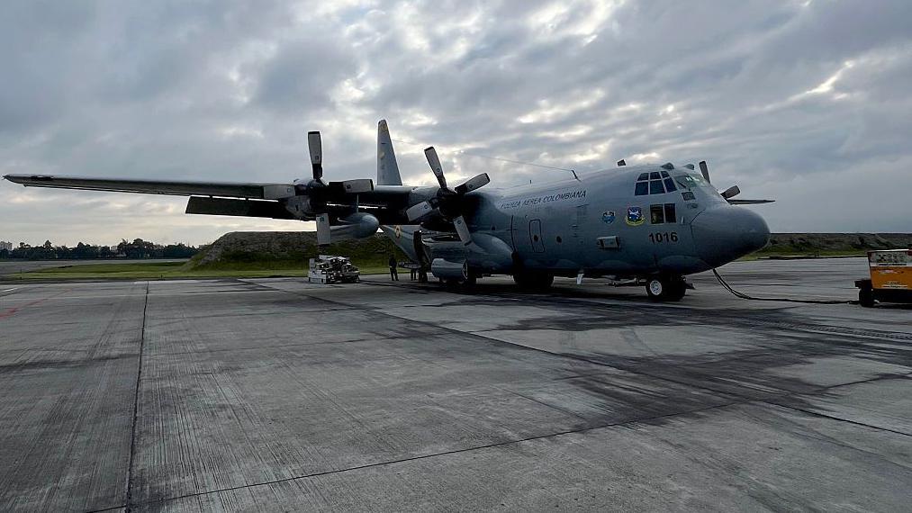 La aeronave siniestrada fotografiada el pasado 20 de marzo. 