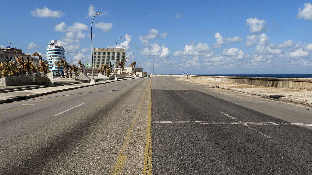 Avenida del Malecón de La Habana este domingo 8 de febrero. 