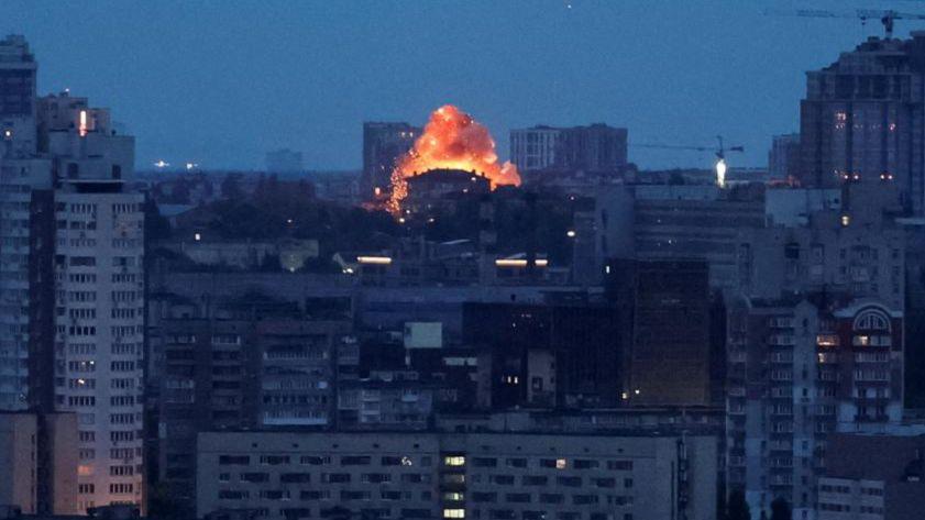 Russian attack on Kyiv kills two, hours before Putin-announced ceasefire due to start