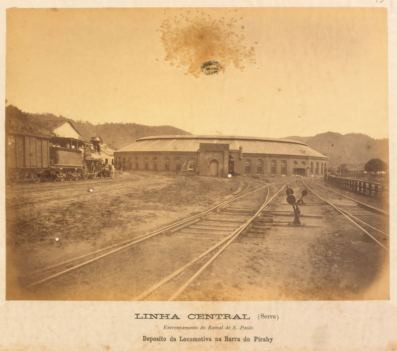 Trecho da Estrada de Ferro D. Pedro II, rebatizada posteriormente de Central do Brasil  