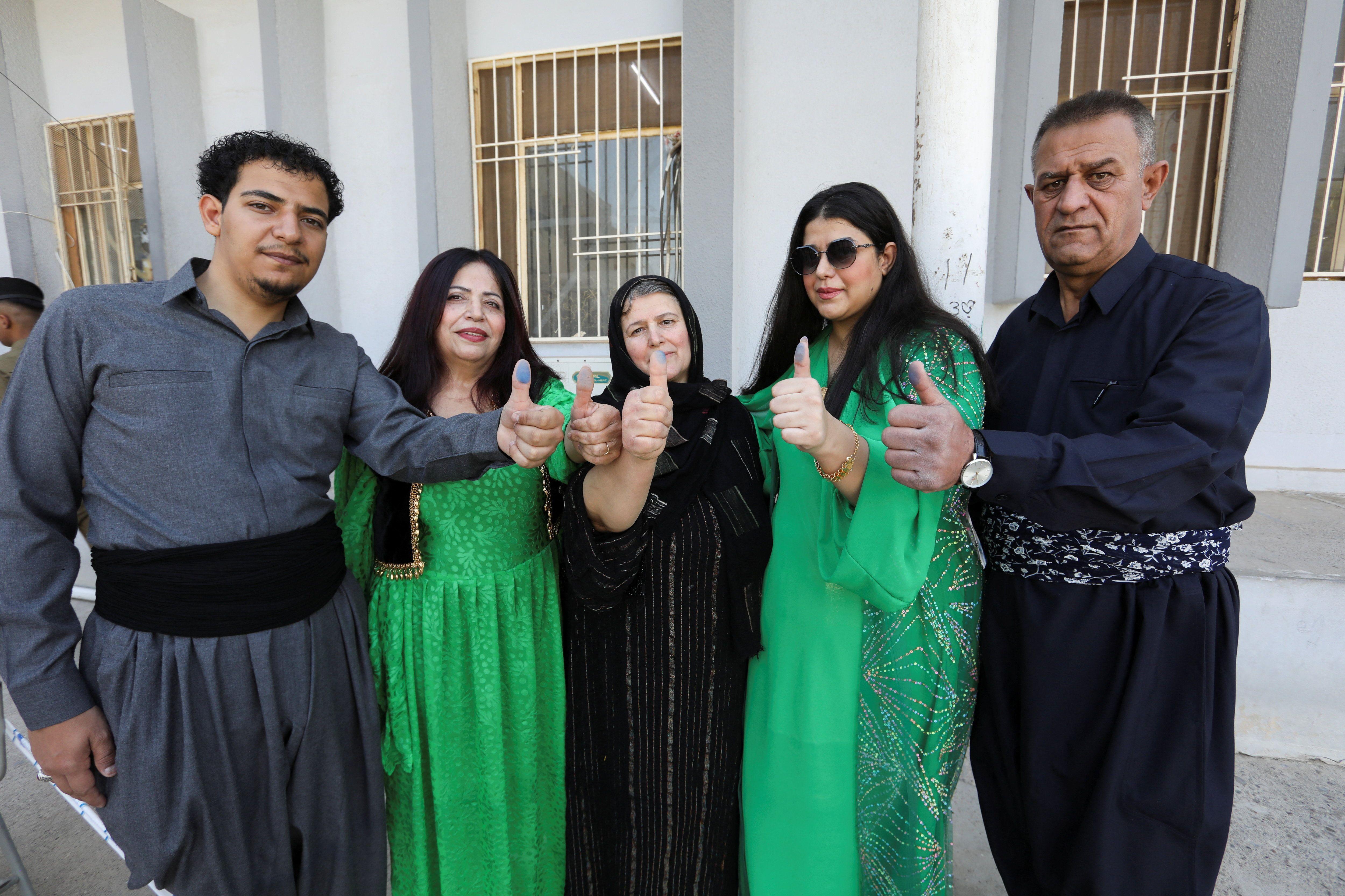 ناخبون أكراد