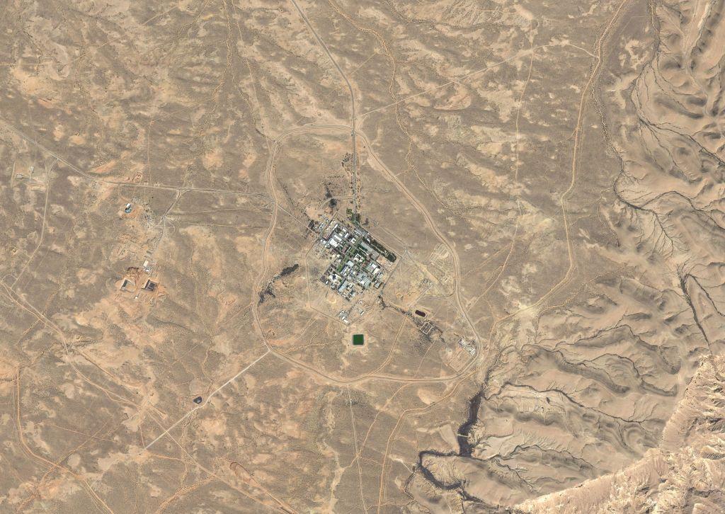 Imágenes satelitales Maxar del Centro de Investigación Nuclear Shimon Peres del Néguev en el desierto de Néguev, en las afueras de Dimona, Israel.