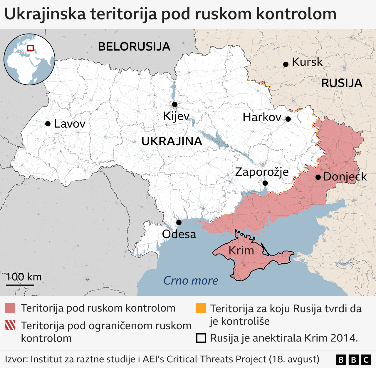 mapa ukrajine