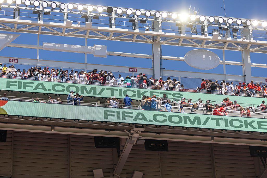 La FIFA publicita su plataforma de entradas en un estadio