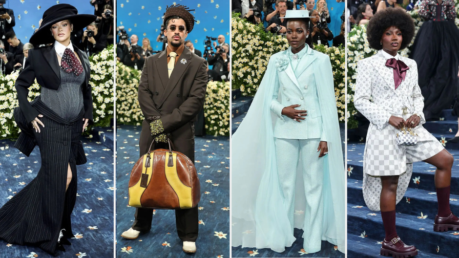 Imagem de celebridades presentes no baile do Met