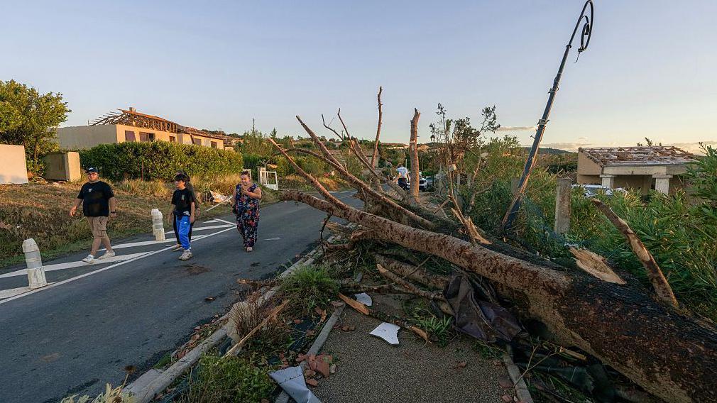 Tornado tears through French village leaving dozens injured