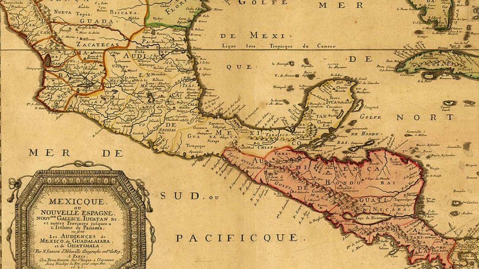 Mapa de la Nueva España