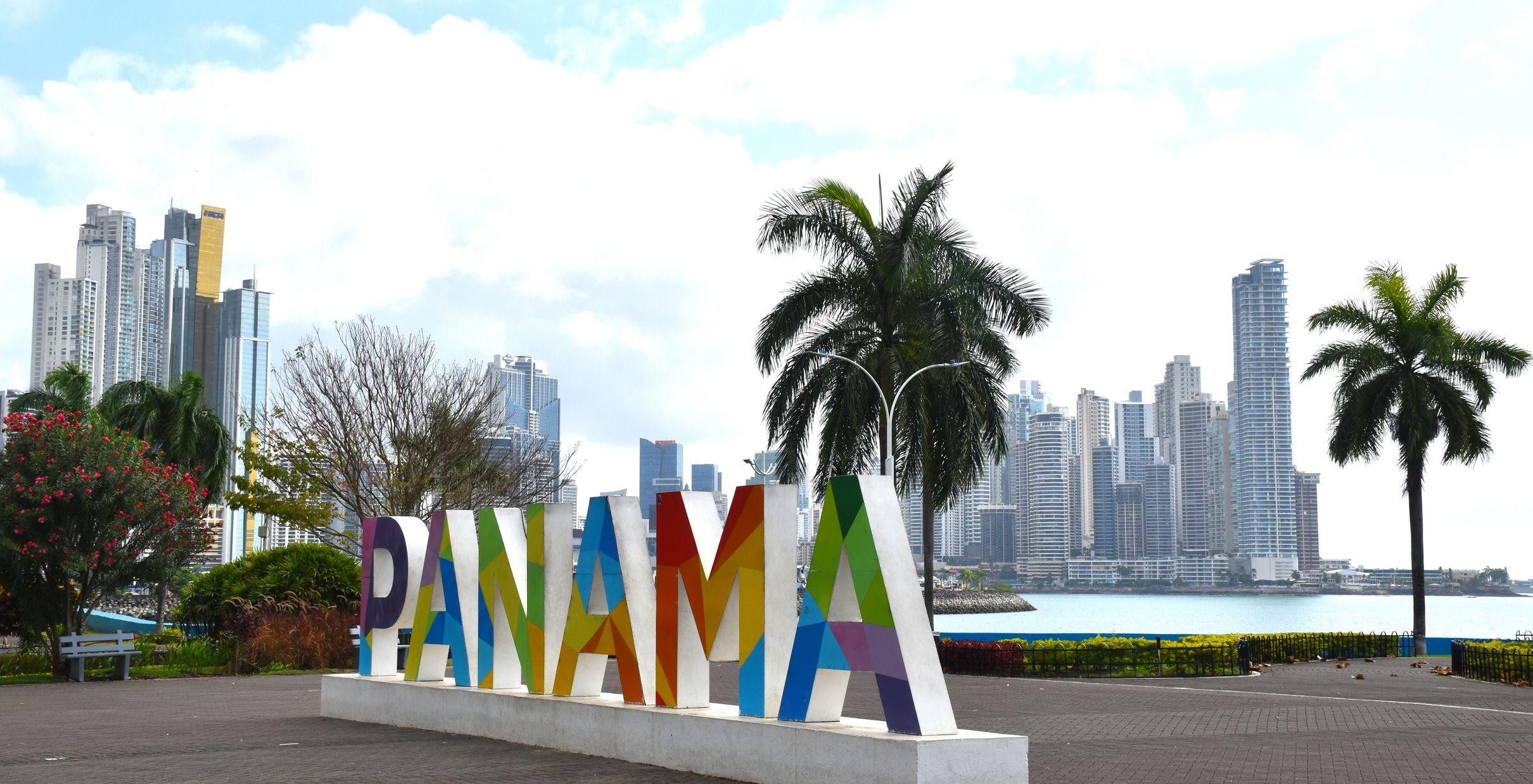 Letrero de Panamá