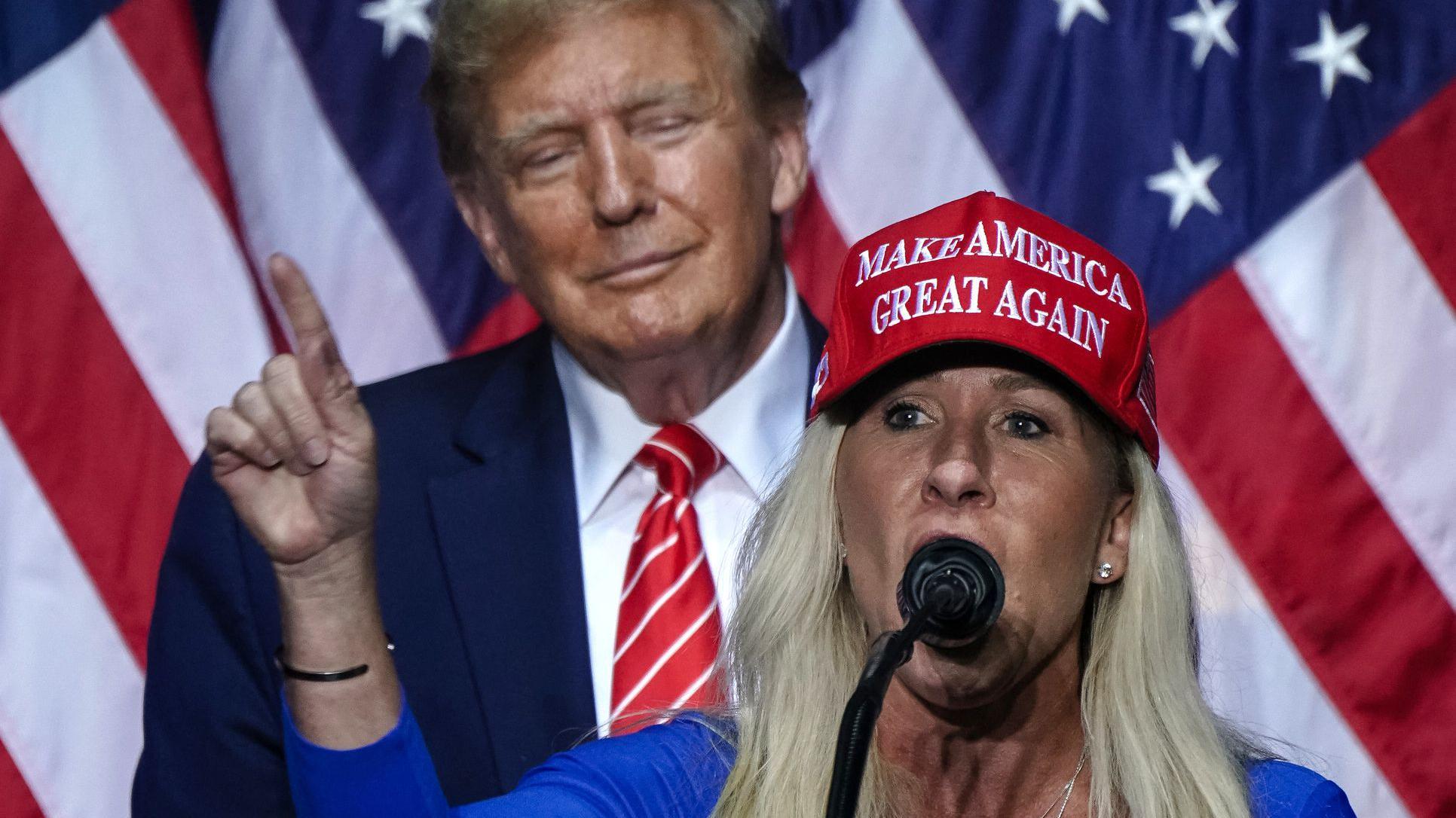 La congresista republicana Marjorie Taylor Greene.