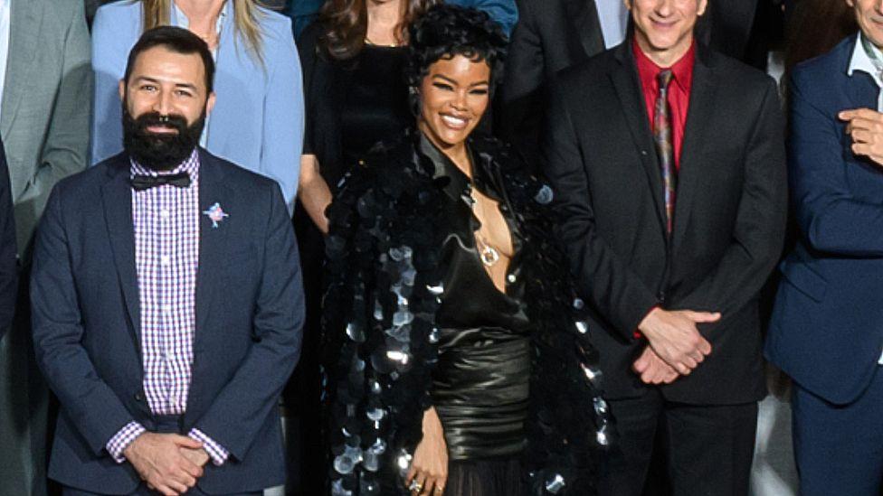 Teyana Taylor na foto oficial do Oscar 2026