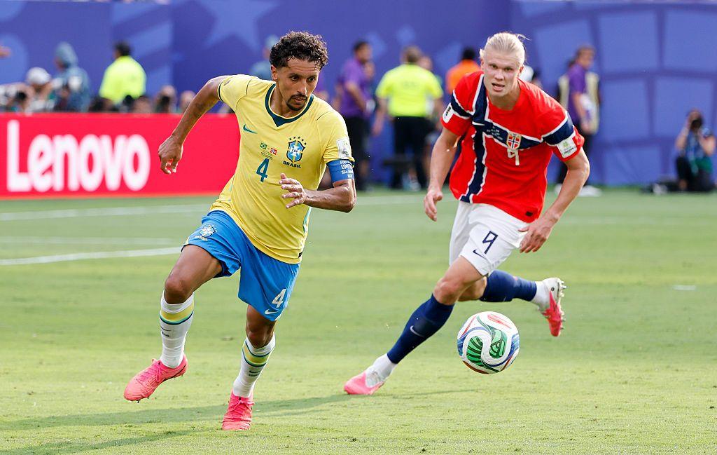 Marquinhos e Halaand