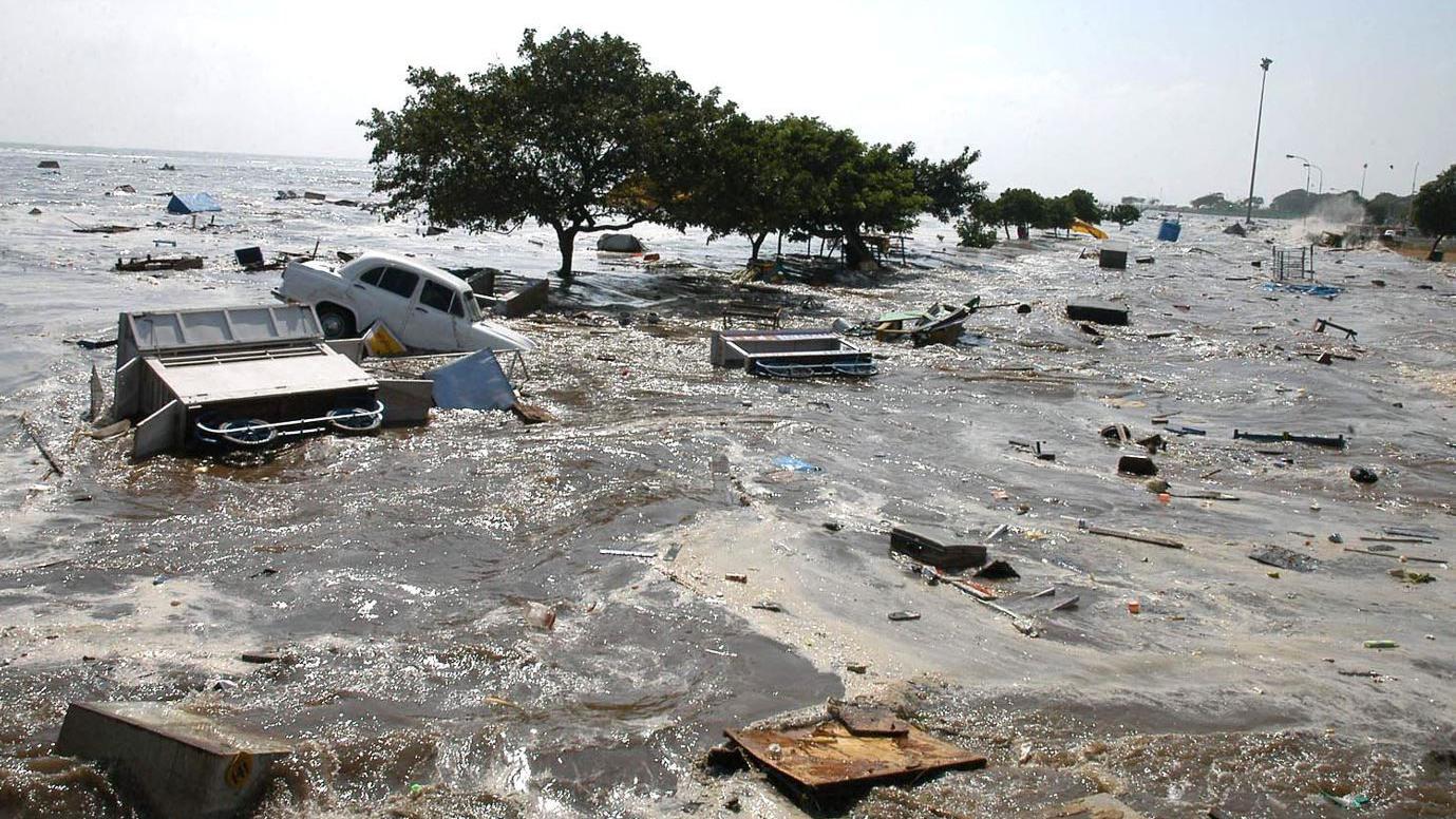 Chennai, yang terletak 200km dari pusat gempa, juga terdampak gelombang tsunami pada 2004 lalu.