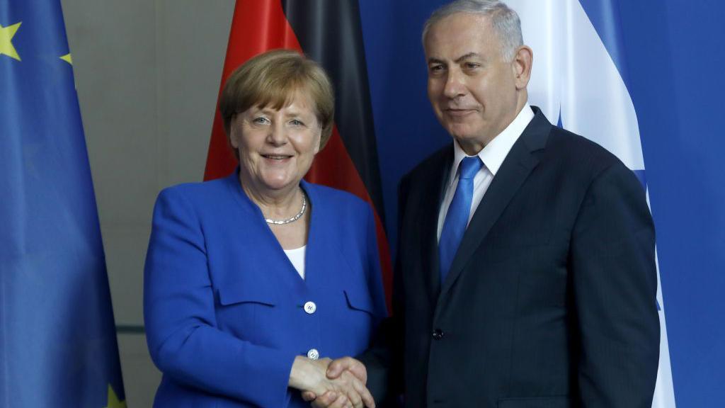 Merkel y Netanyahu