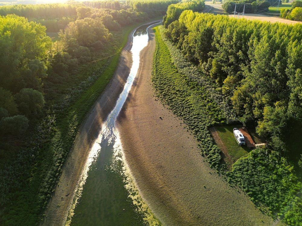 dunav u mađarskoj, nizak vodostaj dunava
