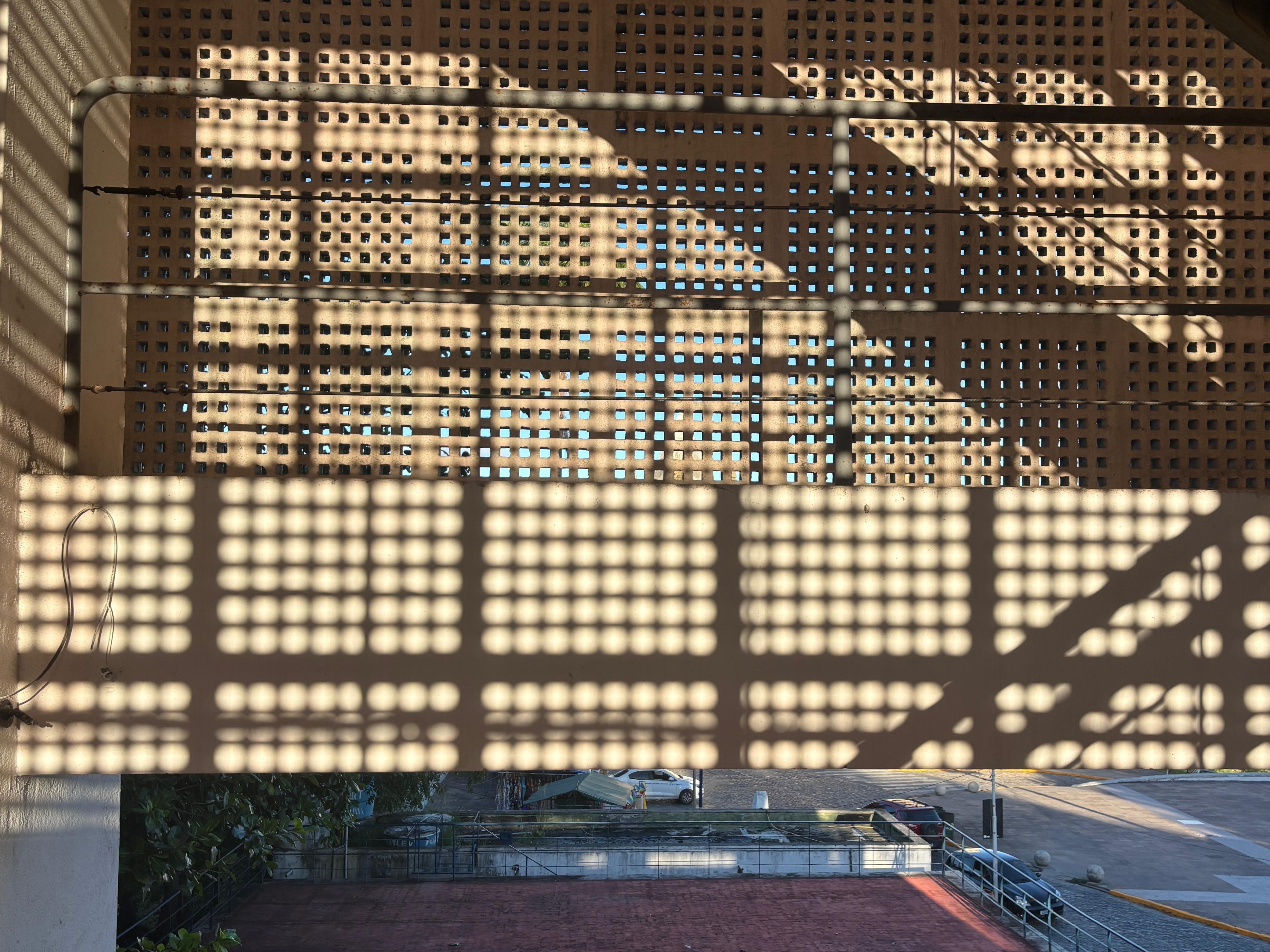 Parede interna da caixa d'agua de Olinda