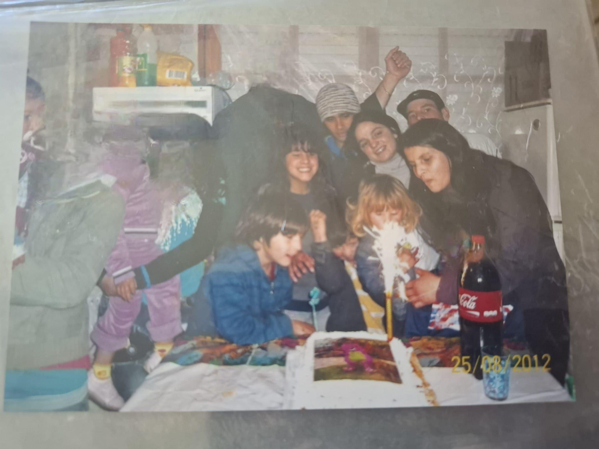 Mercedes Pereira y sus hijos