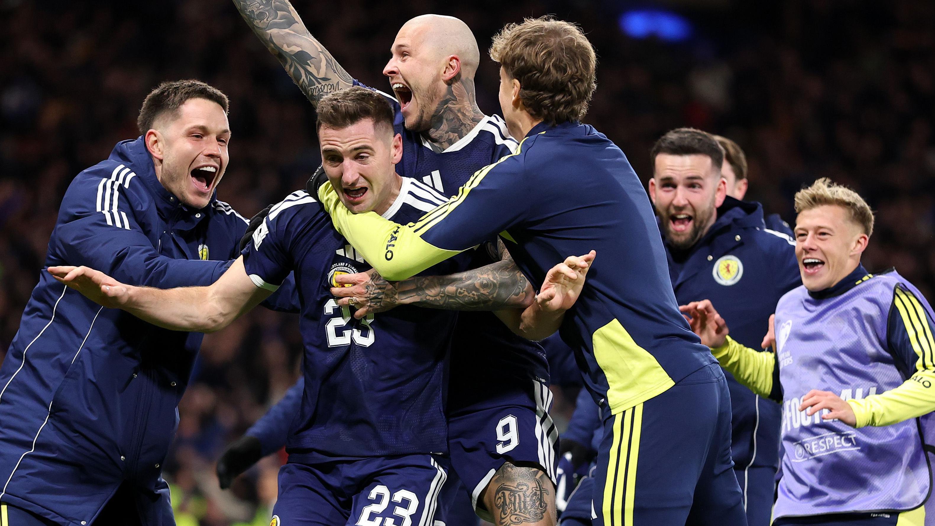 Scotland are going to first mens World Cup in 28 years after Denmark epic - reaction