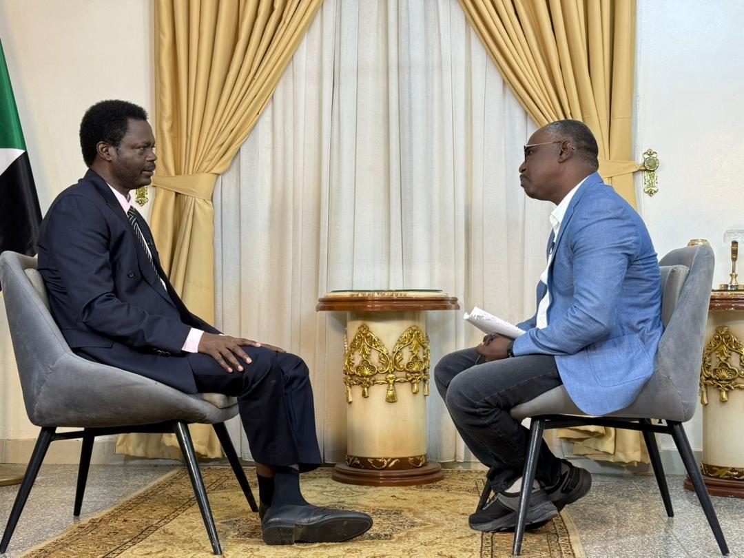 حاكم إقليم دارفور السوداني، مني أركو مناوي خلال لقاء مع بي بي سي عربي