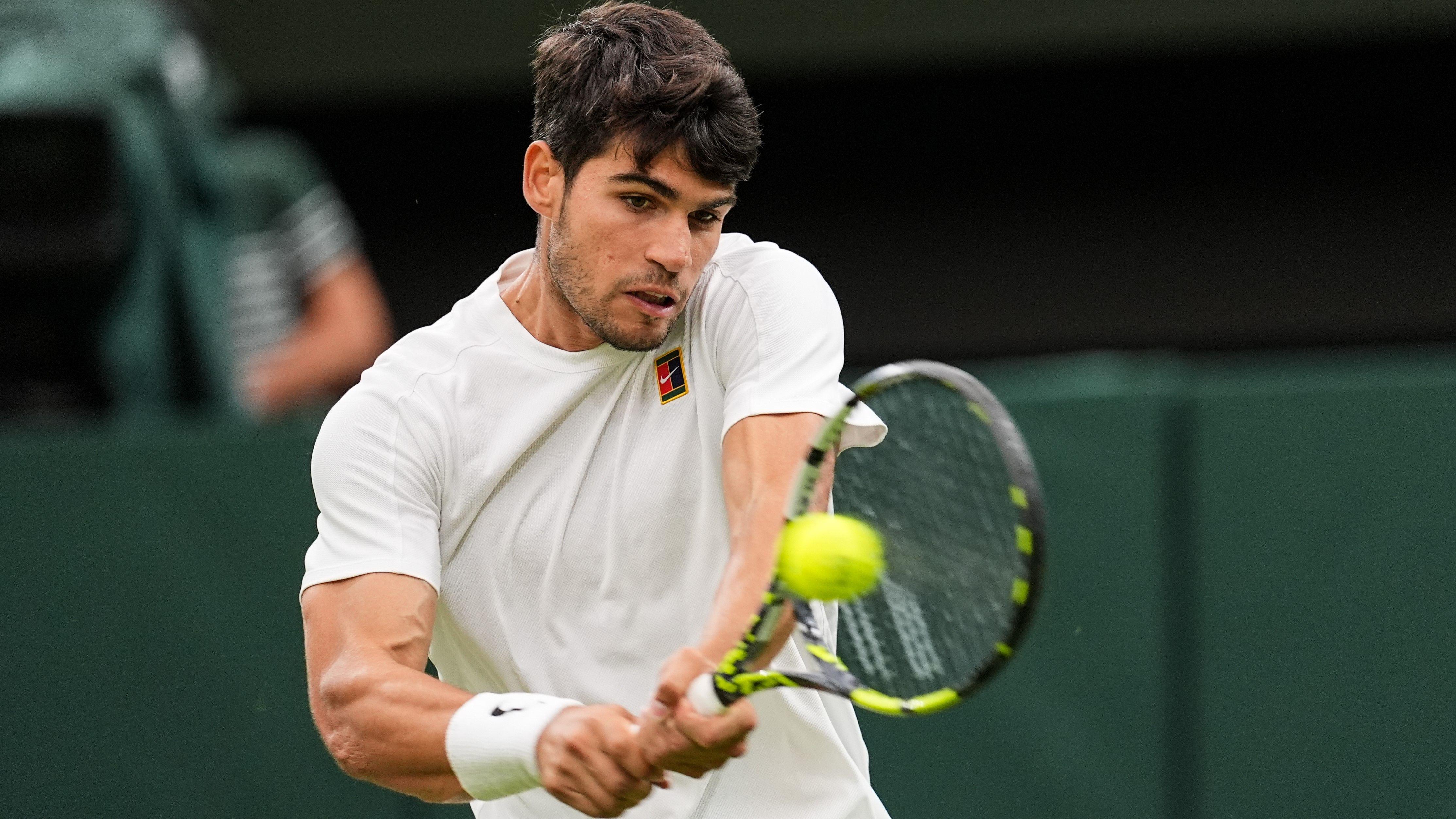 Wimbledon: Alcaraz faces Fritz in first semi-final - watch, listen & follow build-up