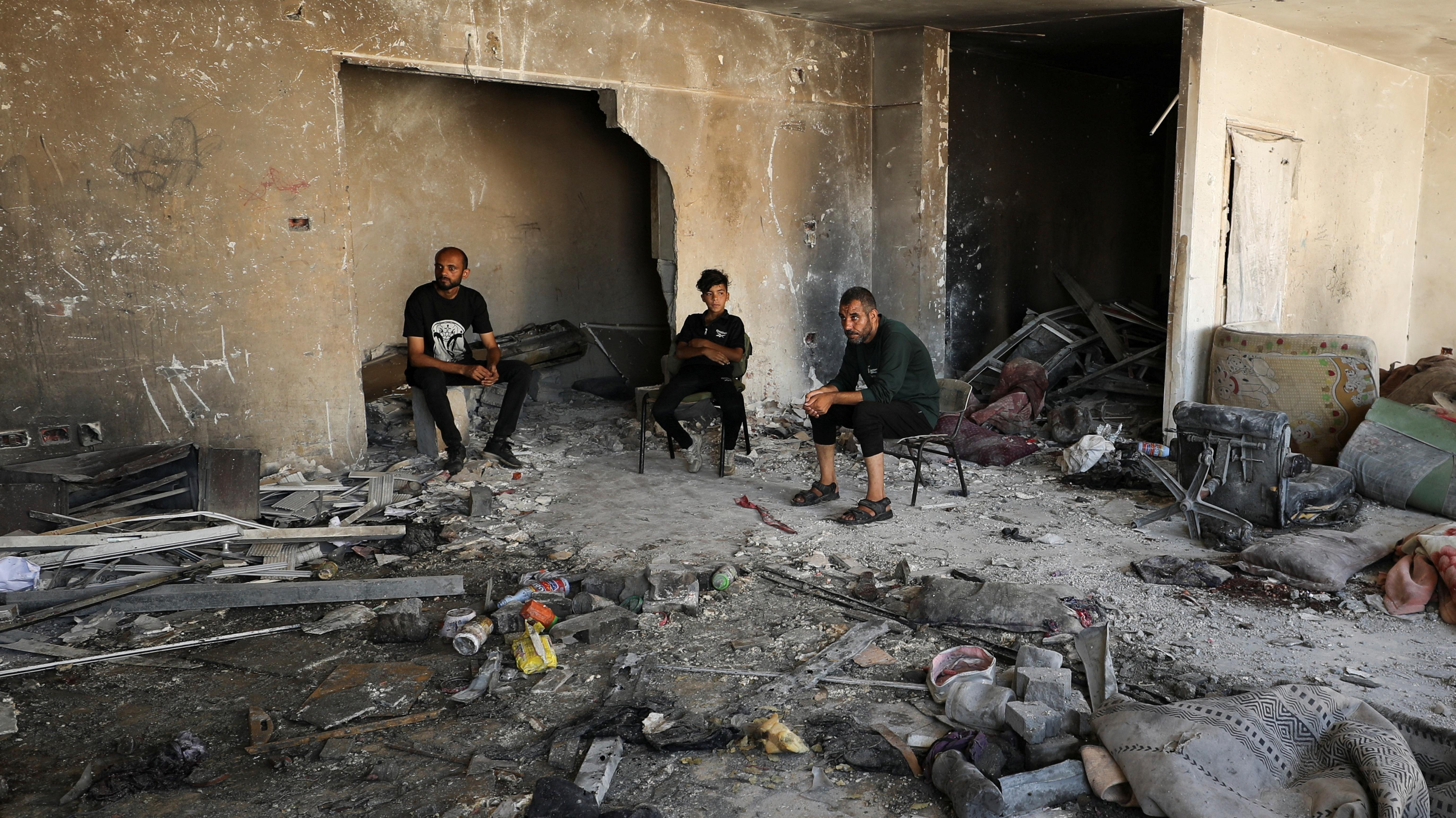 آثار دمار في غزة.