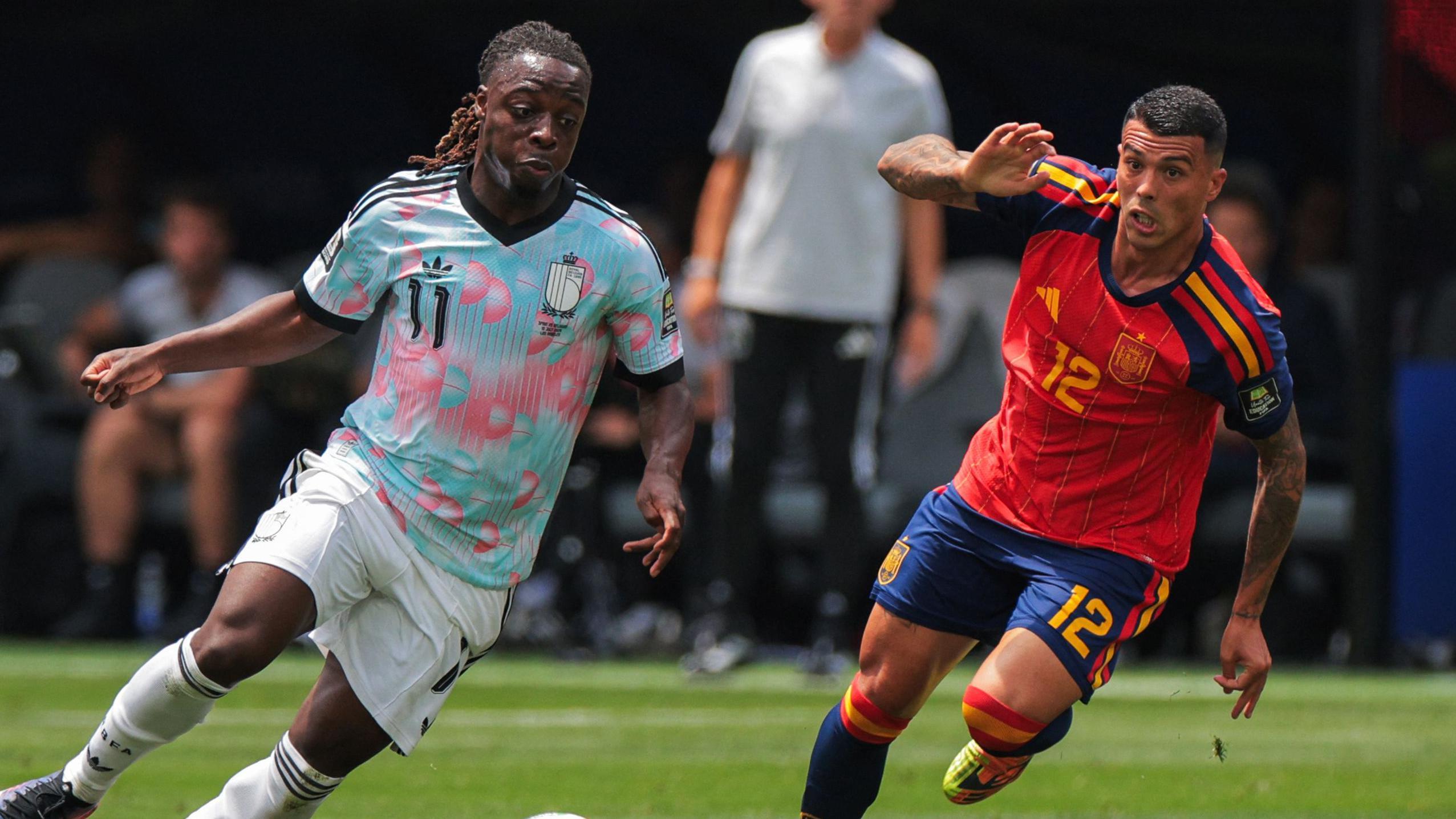 Watch as Spain under way against Belgium for place in World Cup semi-finals