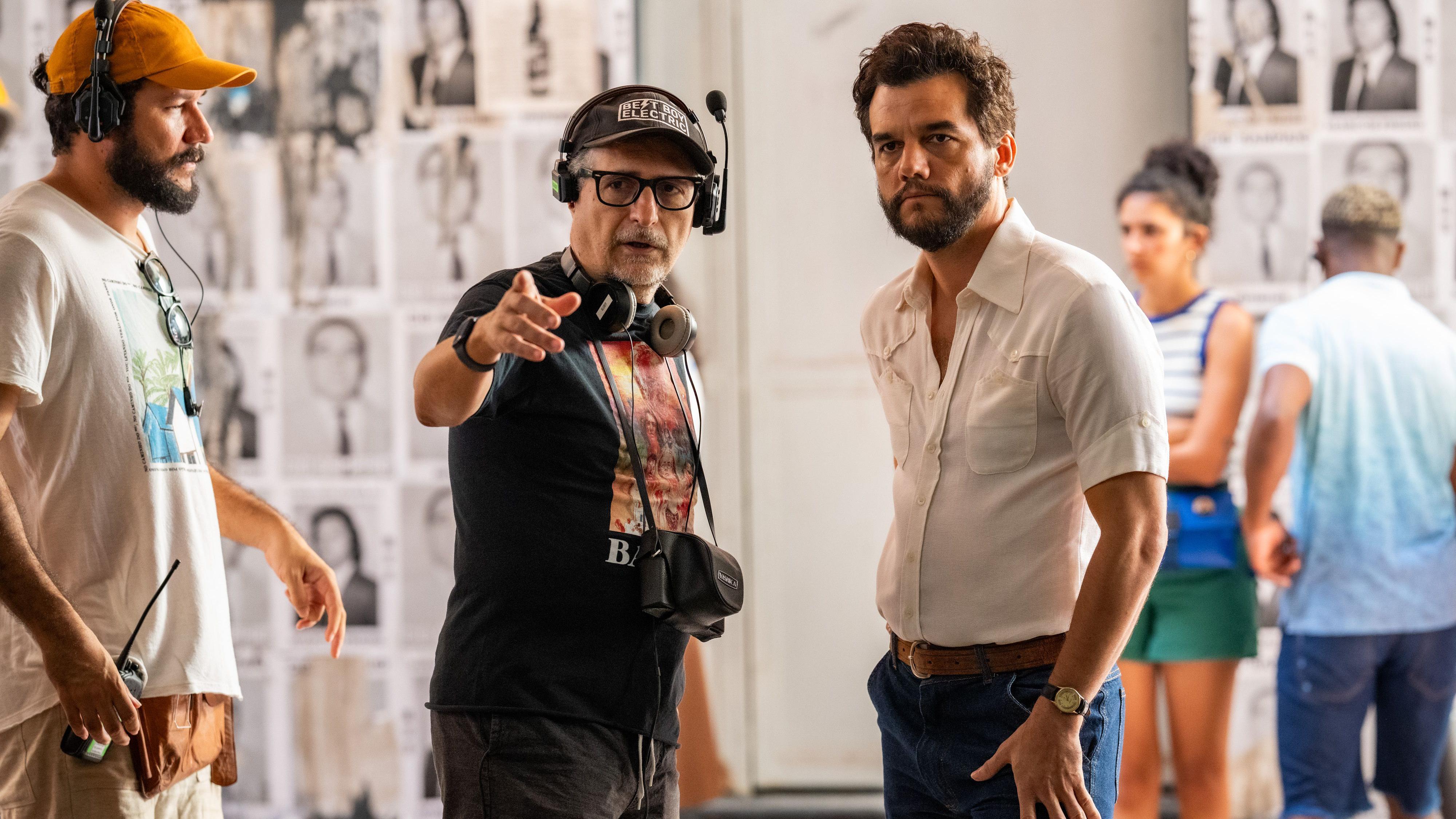 Kleber Mendon&ccedil;a Filho e Wagner Moura