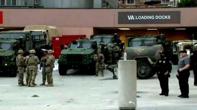 First troops arrive in LA after Trump sends National Guard to curb immigration protests