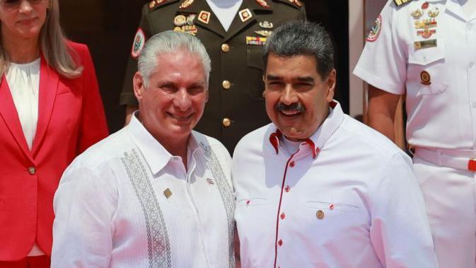 Miguel Díaz-Canel y Nicolás Maduro