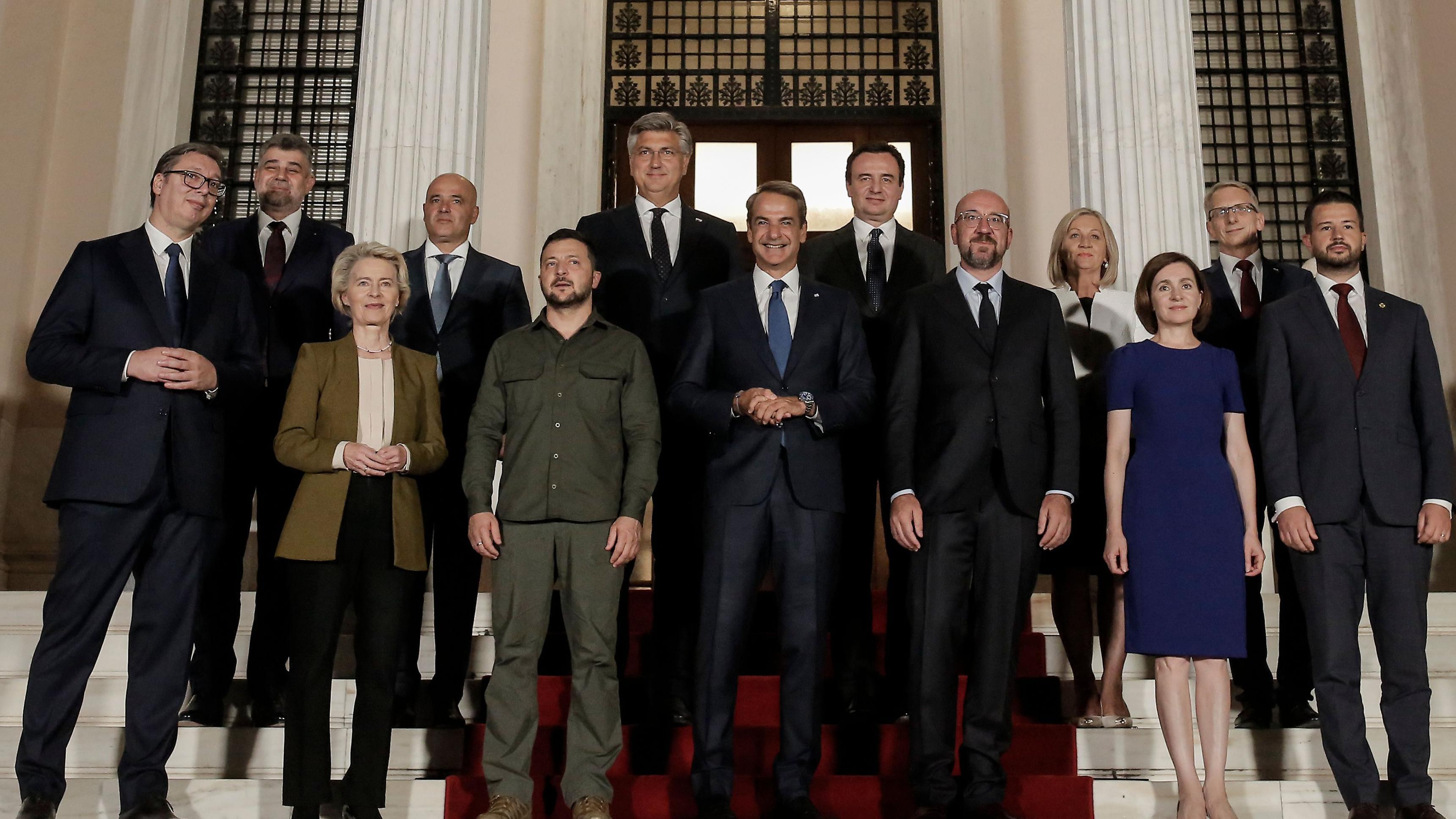 Sastanak balkanskih lidera sa predstavnicima Evropske unije i ukrajinskim predsednikom Vladimirom Zelenskim u Grčkoj 2023.