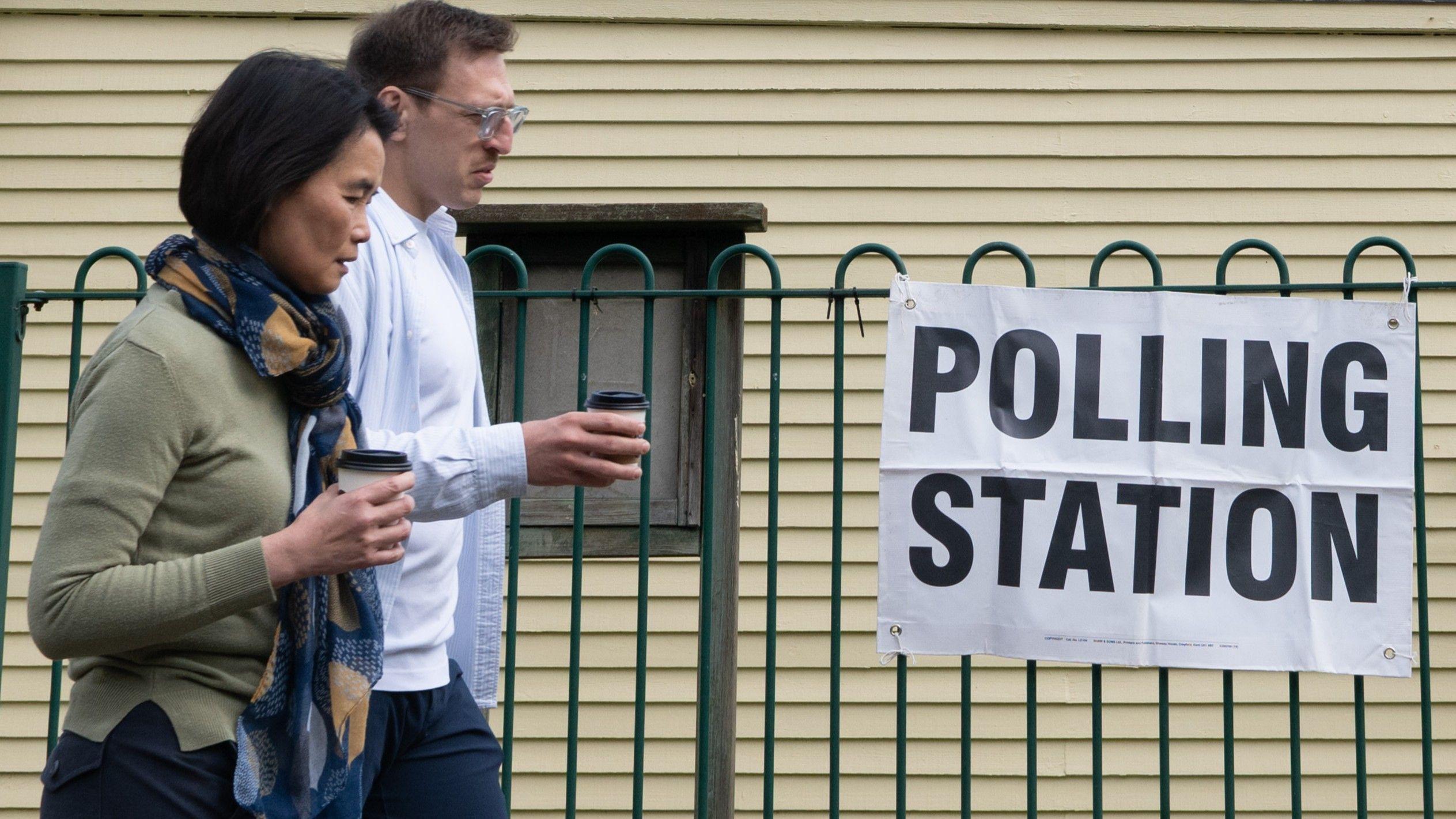 Final hours of voting in elections in England, Scotland and Wales