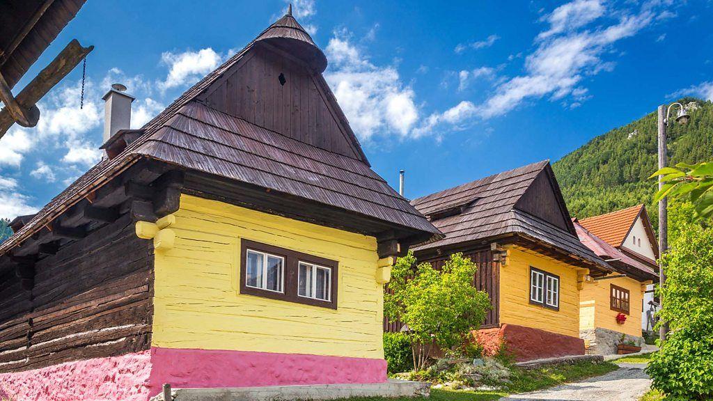 Casas de colores en Eslovaquia