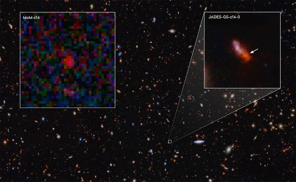 Imagen de las dos galaxias