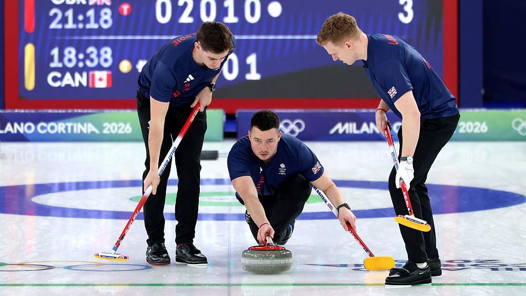 Winter Olympics: Watch - GB and Canada level at 5-5 with three ends left in mens gold medal match