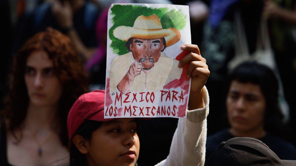 Protesta en Mexico