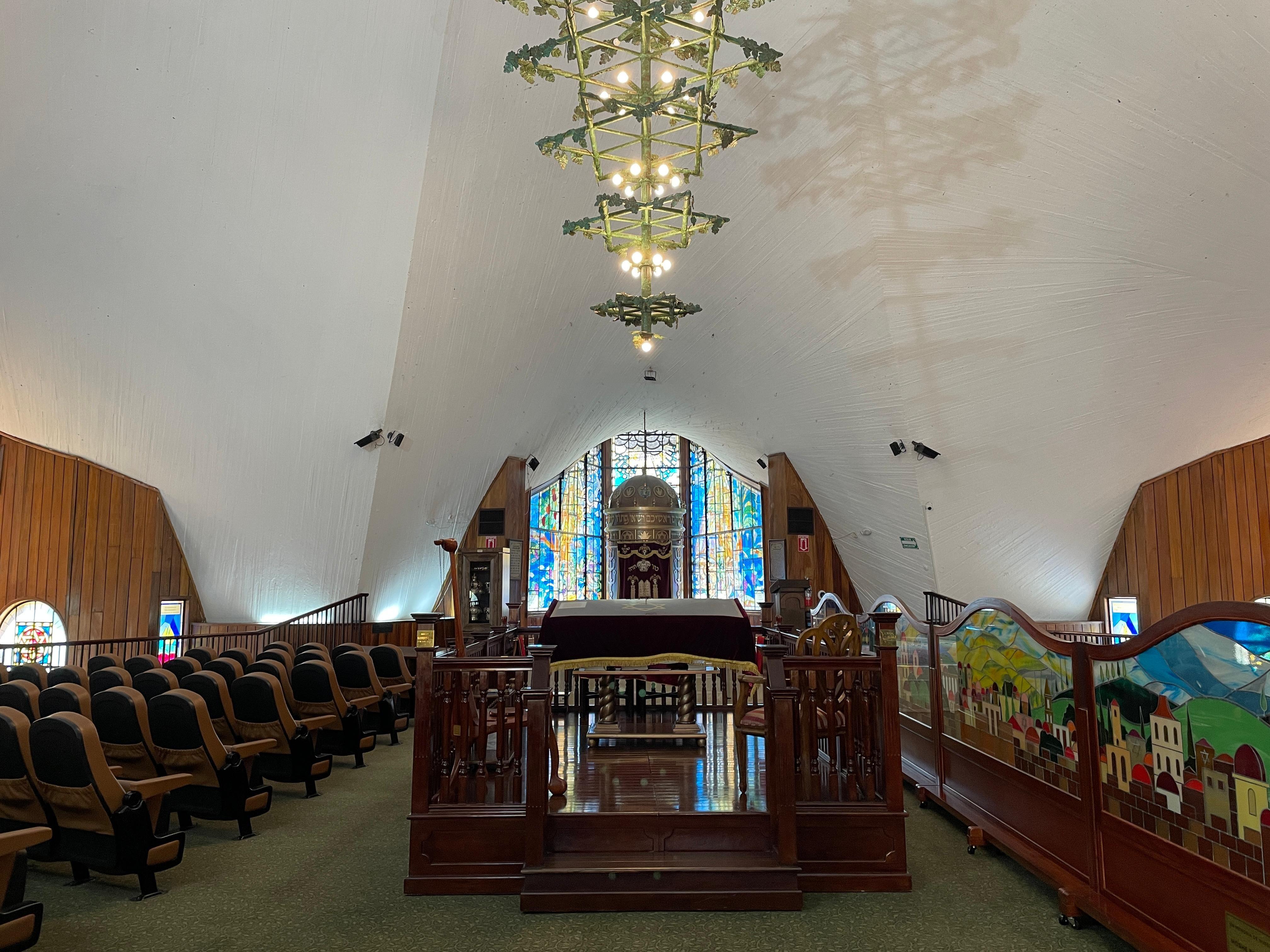  interior de la sinagoga Sharei Binyamin