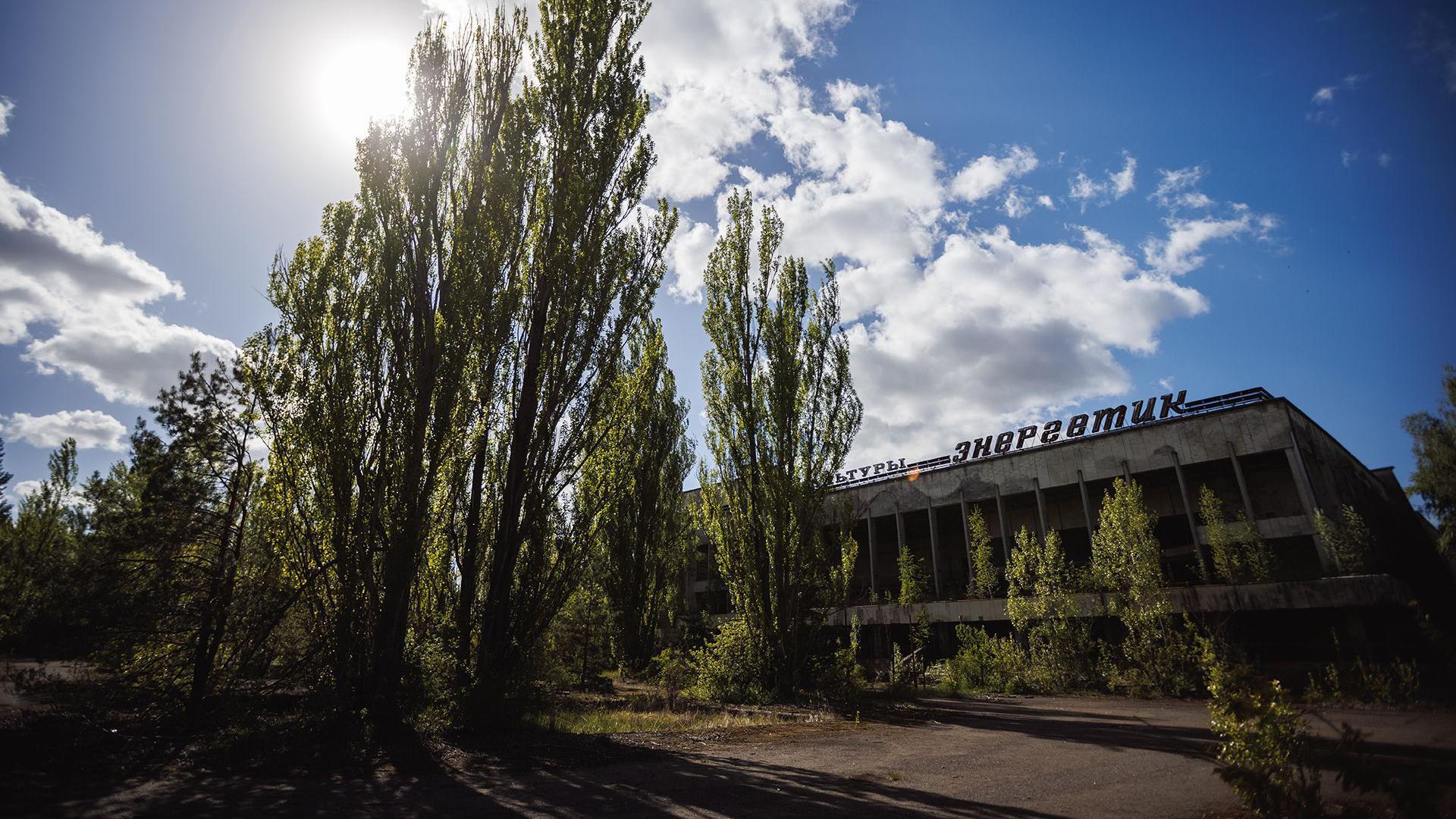 Palata kulture u Pripjatu, gde je održano venčanje, sada je zapuštena i napuštena.