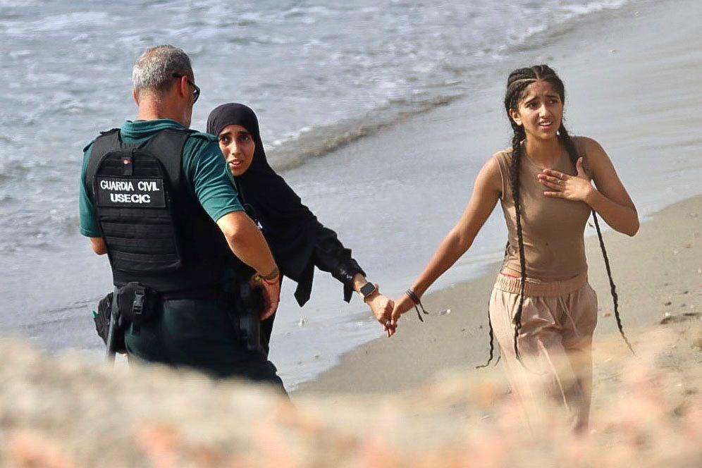 marokanci u seuti, ceuta, seuta, marokanci doplivali do španske teritorije seute