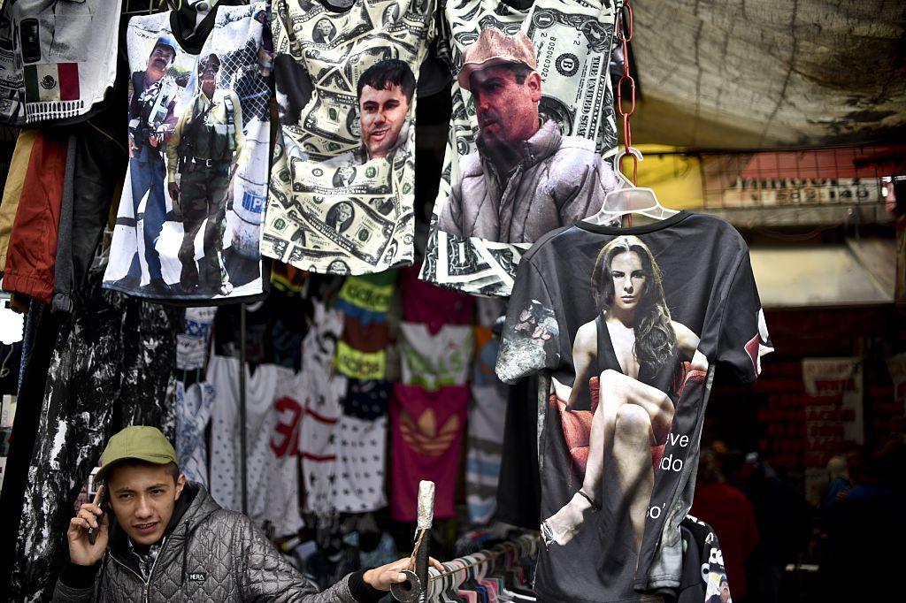 Camisetas con la figura de "El Chapo" Guzmán