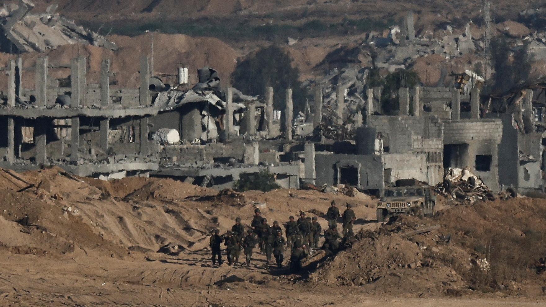 الدمار في غزة.