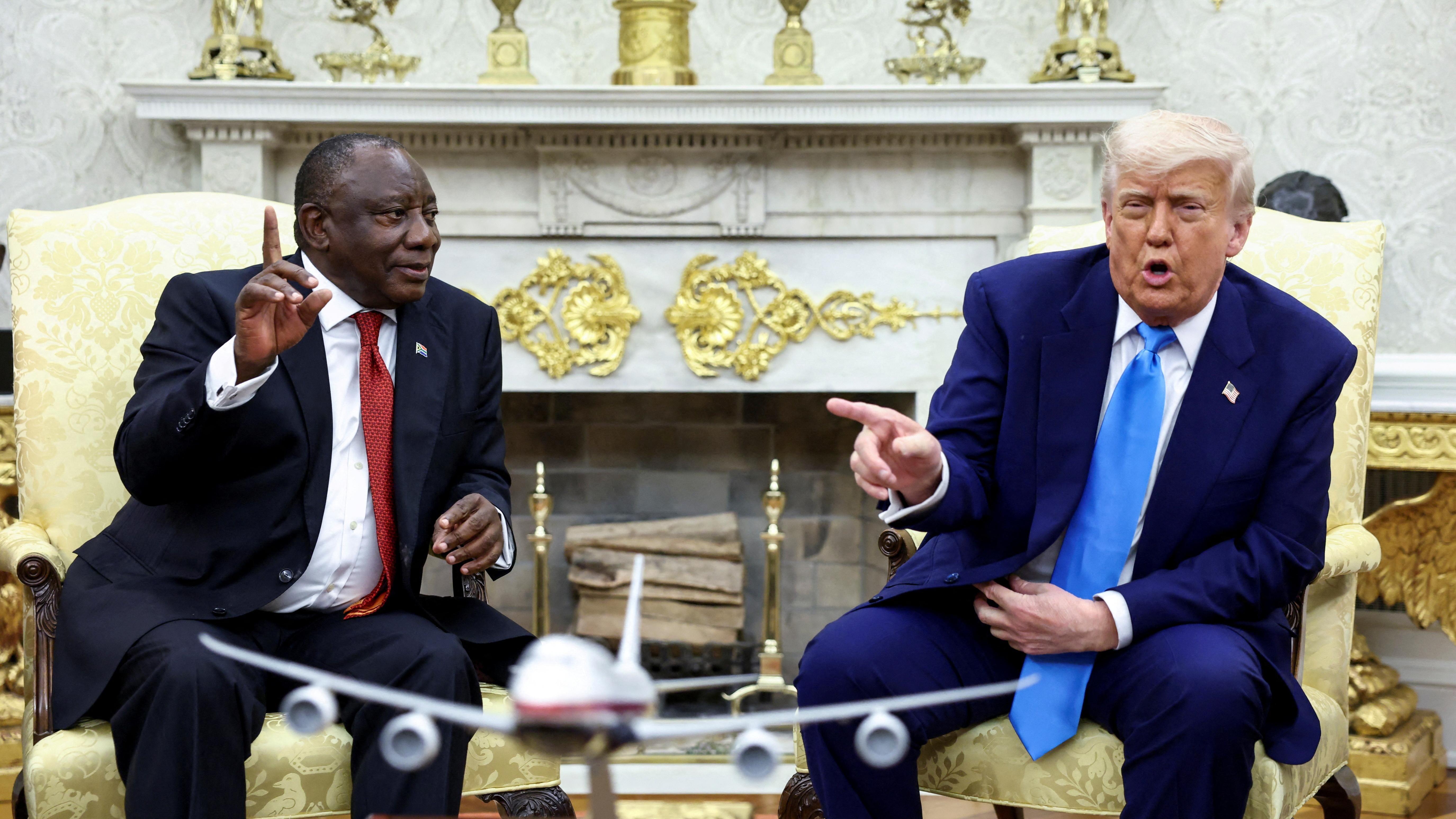 Cyril Ramaphosa e Donald Trump
