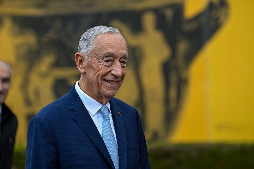 O presidente portugu&ecirc;s Marcelo Rebelo de Sousa