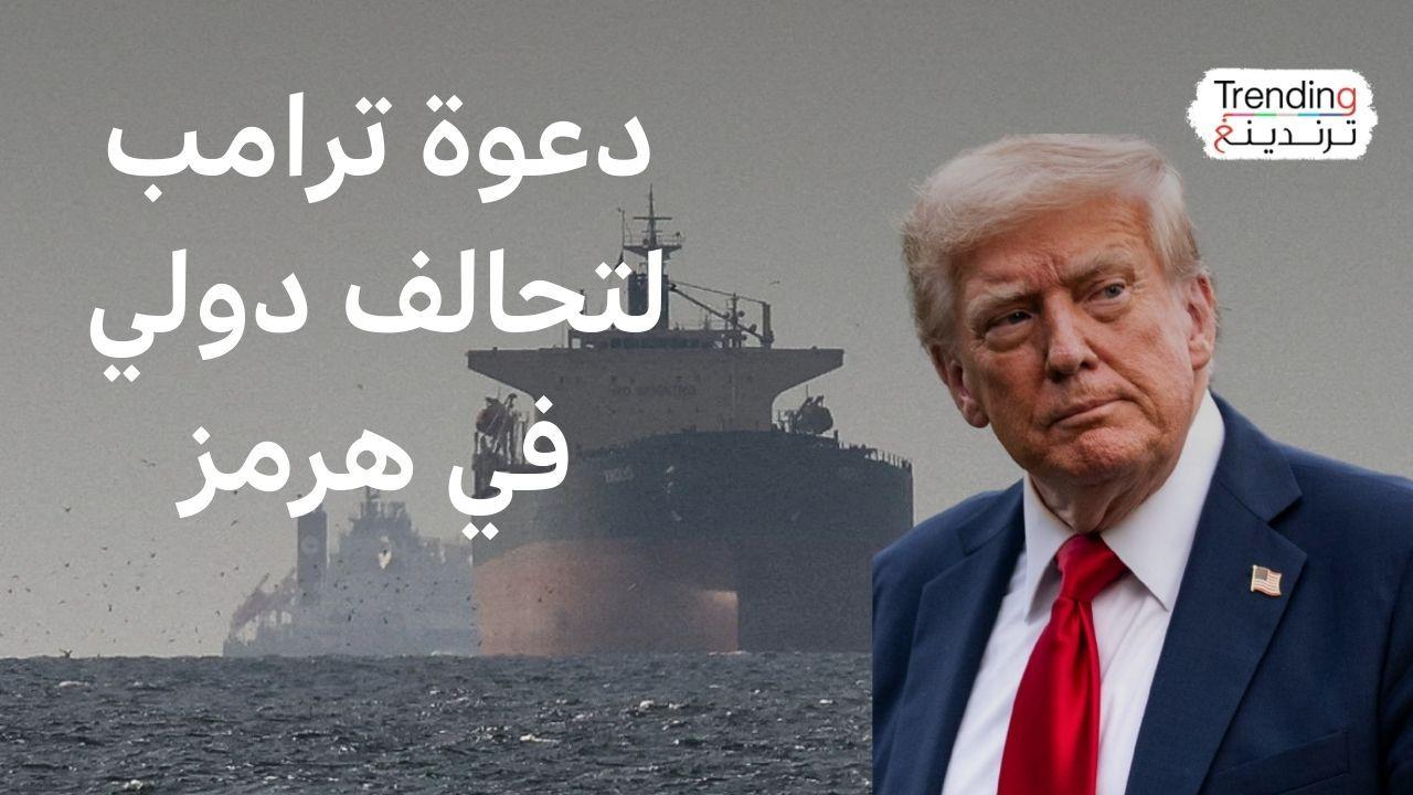 ترامب يطالب بحماية مضيق هرمز ويدعو لإرسال سفن حربية.. فكيف ردت الدول على مطالبه؟ 